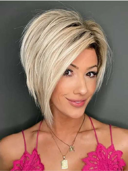 🔥 Summer Sale Natural-Looking Short Wig With Flattering Volume & Adjustable Comfort Fit