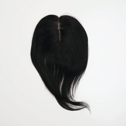 Silk Base Human Hair Topper (with clips)