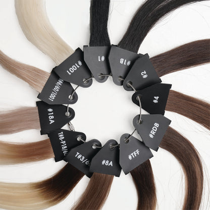 Hairline & Full Head Topper Color Swatches & Ring